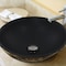 Nantucket Sinks Drake Fireclay Hand-decorated Vanity Sink Matte Black RC7040GMS-MB - alternate 8